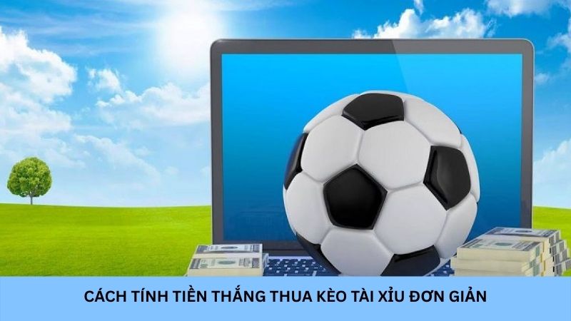 Cách tính tiền thắng thua kèo tài xỉu bóng đá đơn giản