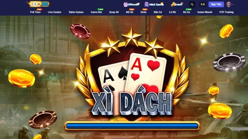 Xì dách cực kỳ được ưa chuộng tại nhà cái