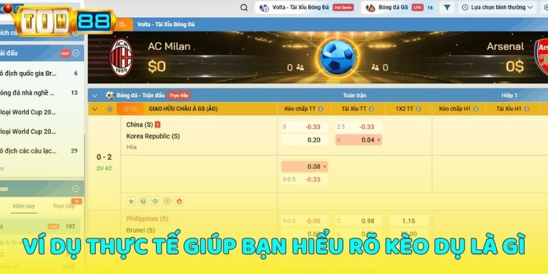 Ví dụ thực tế giúp bạn hiểu rõ kèo dụ là gì